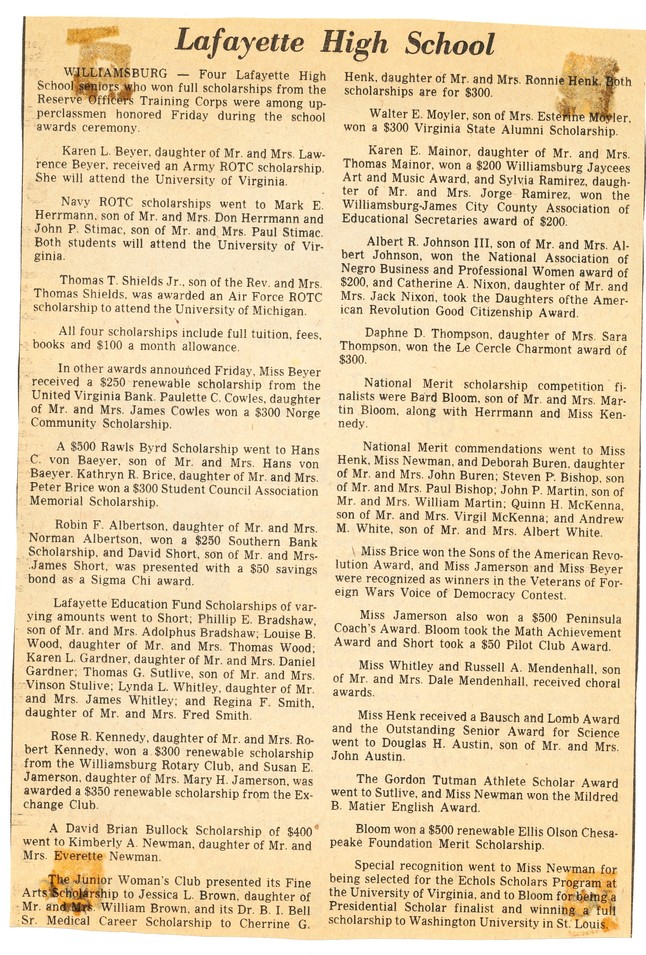 Class prophecyhs mem ries essay 02 picture